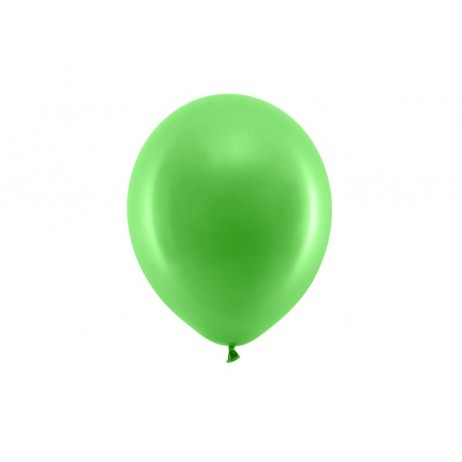 10 st Standard gröna ballonger - strl 9"