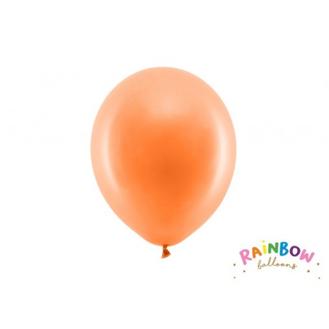 10 st Standard orangea ballonger - storlek 9"