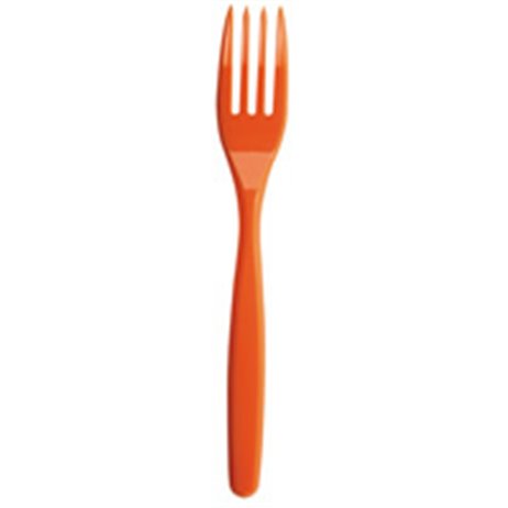 20 st Plastgafflar orange - BIcolor