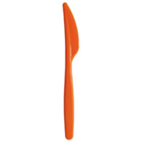 20 st Plastknivar orange - BIcolor