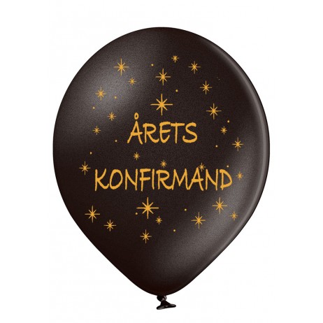 10 st. Årets Konfirmand latexballonger