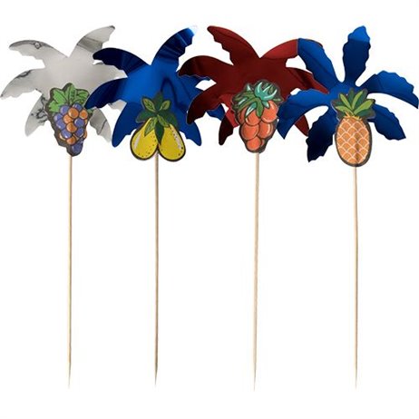 50 st Drinkpinne - palmblad 19,5cm