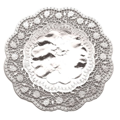 100 st Kakpapper silver 33 cm