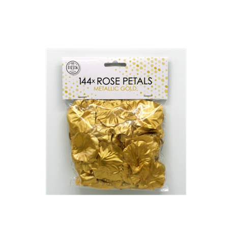 144 st Rosenblad Metallic guld