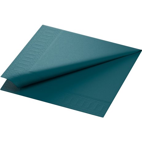 125 st. Ocean Teal Duni middagsservetter- Tissue