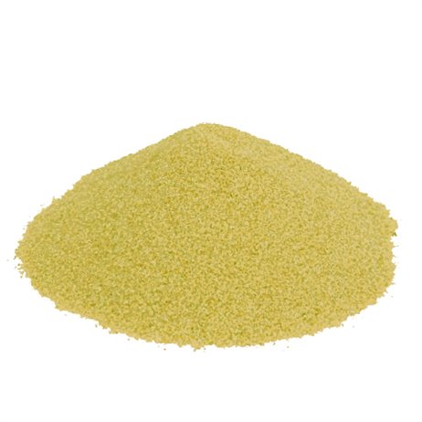 500 gr Dekorativ sand - Curry gul 0,1-0,4 mm