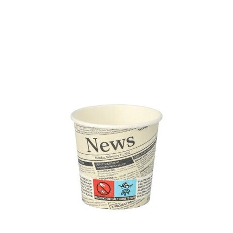 50 st Pappmuggar Newspaper design - 100 ml