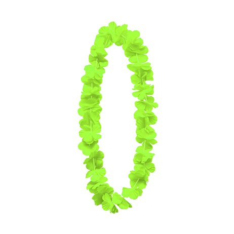 Hawaii halsband neon grönt 100 cm