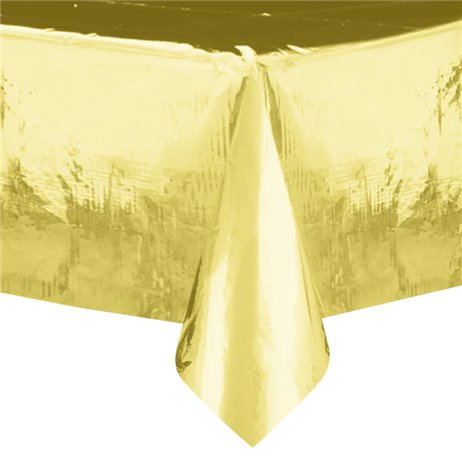 1 st. Plastdukar Metallic guld 137 x 274 cm