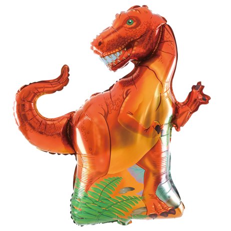 Tyrannosaurus röd folieballonger 36"