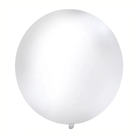 1 st Kämpa vit ballong 36"