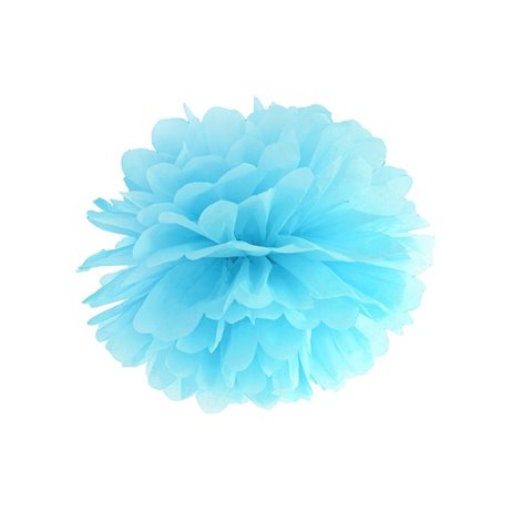 Pom pom ljusblå 35 cm