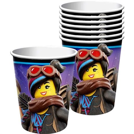 8 st Pappmuggar - Lego Movie 266ml