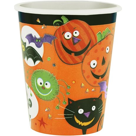 8 st Pappmuggar - Halloween 270ml