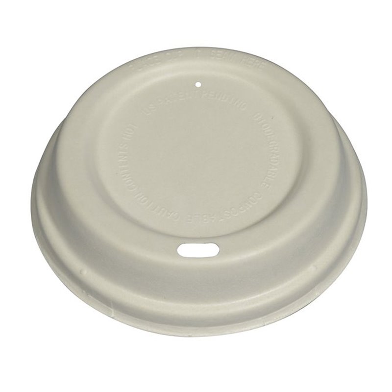 50 st Bio drycklock bagasse Ø9cm - sockerrör pappersmassa