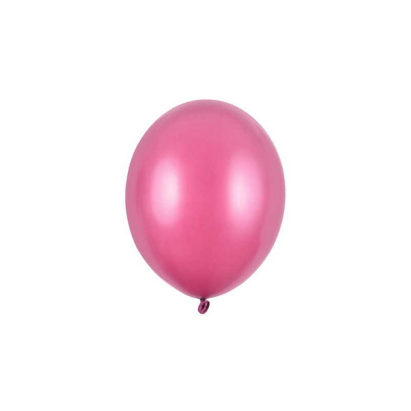 100 st Metallic fuchsia ballonger - storlek 9"