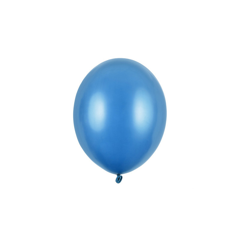 100 st Metallic caribbean blue ballonger - strl 9"