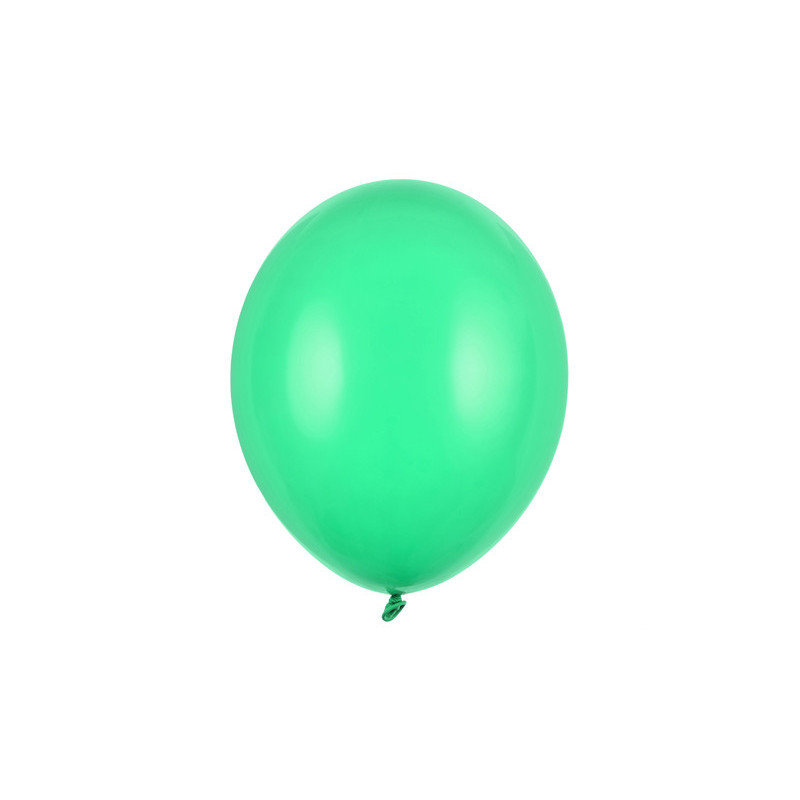 100 st Standard bright green ballonger - storlek 10"