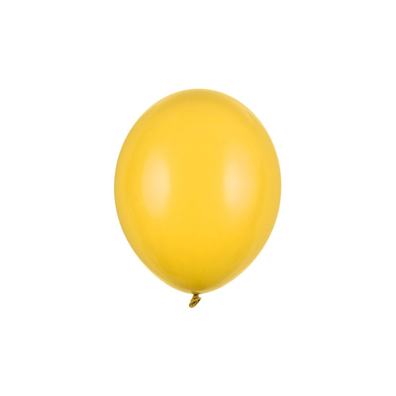 100 st Standard bright yellow ballonger - storlek 10"