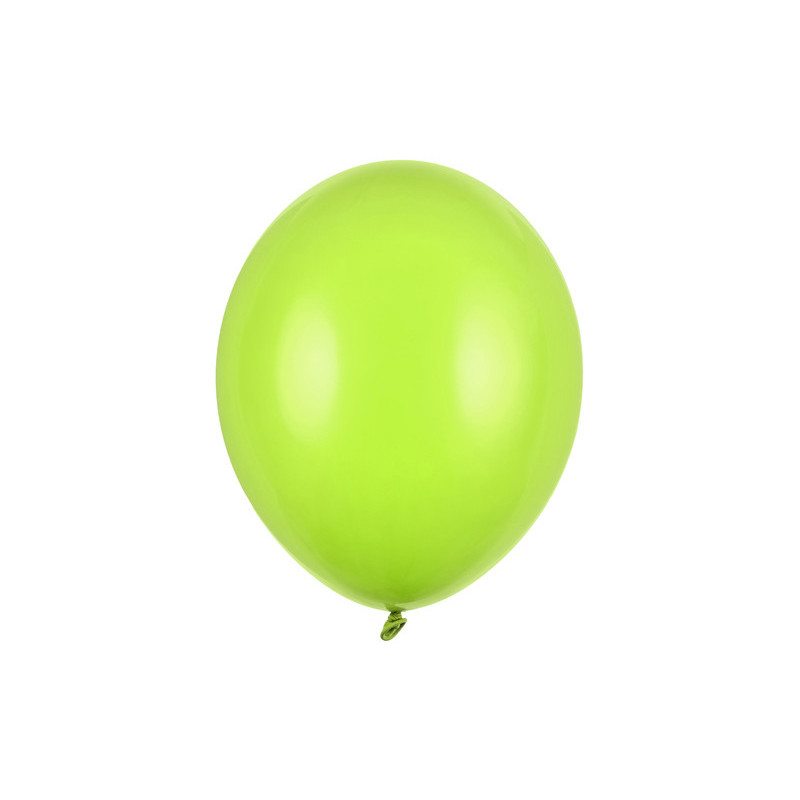 100 st Standard äppelgrön ballonger - strl 12"