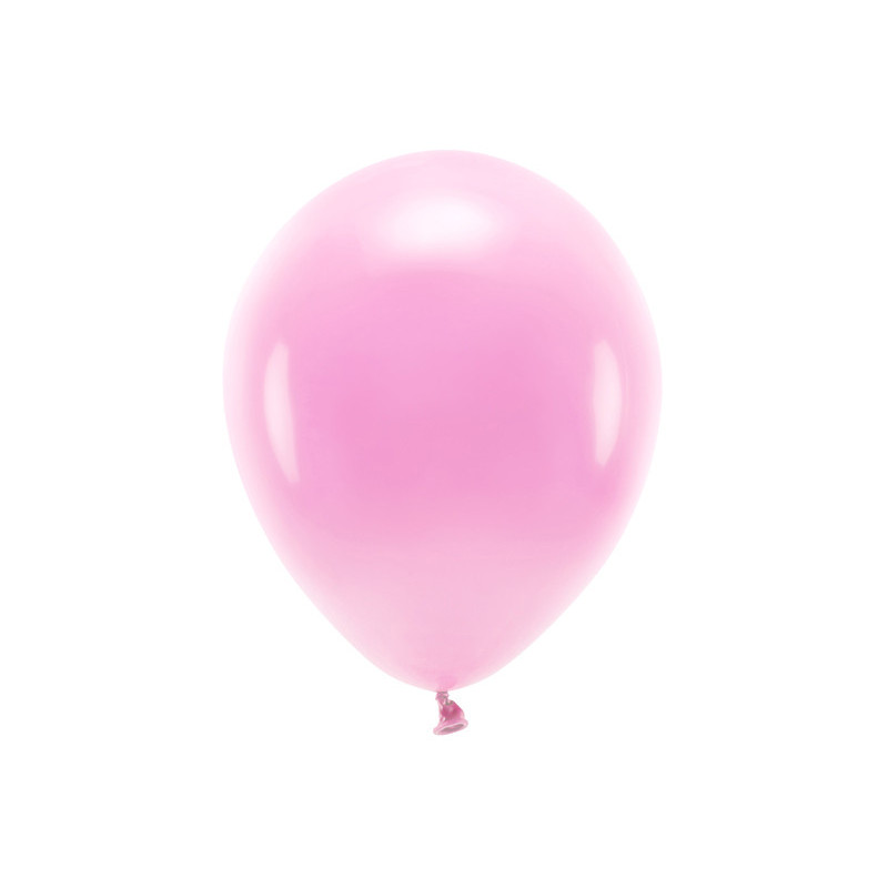 100 st. Ekologiska rosa ballonger strl. 12"