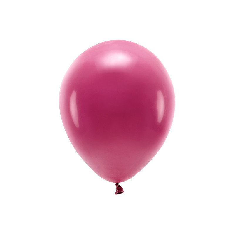 100 st. Ekologiska bordeaux ballonger strl. 12"