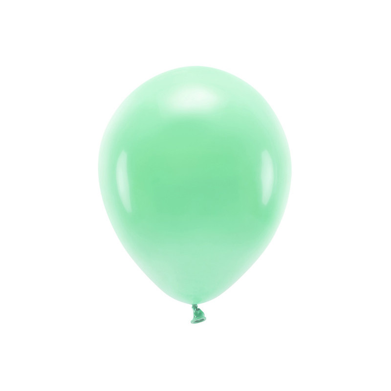 100 st. Ekologiska mint ballonger strl. 12"