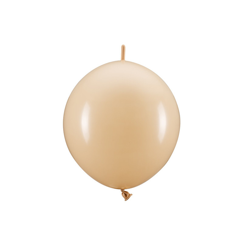 20 stk. Creme Link Balloner - 13" (33cm) Kvalitets Latex balloner med stik