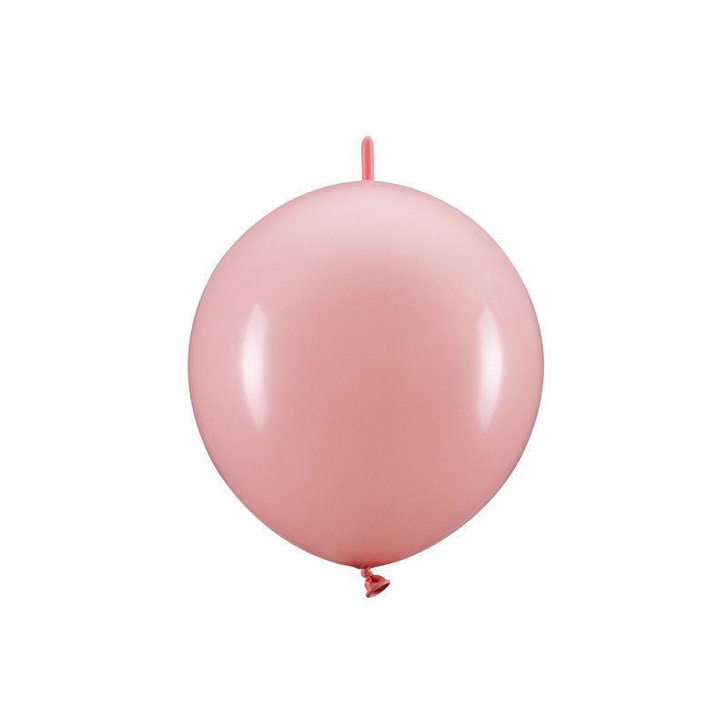 20 stk. Lyserød Link Balloner - 13" (33cm) Kvalitets Latex balloner med stik