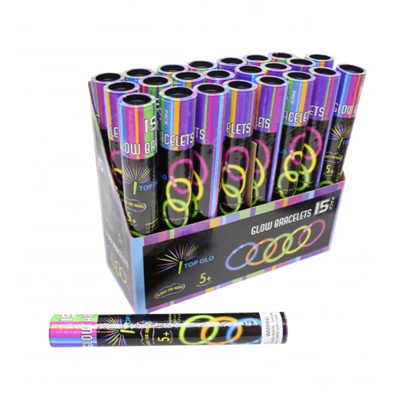 15 Pack Glowstick Armband i olika färger