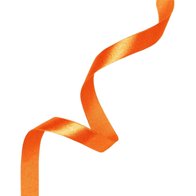 Satinband 6 mm Orange - Fina Lyxiga Satinband i Alla Eleganta Färger