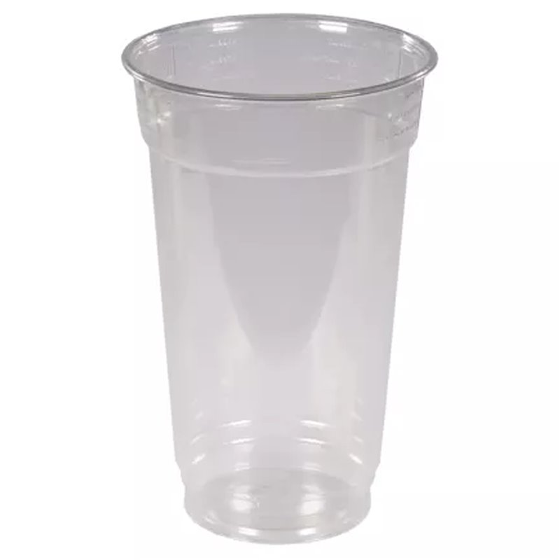 50 st Plastglas 500 ml mjuk plast - Återanvändbara 9,5 cm diameter