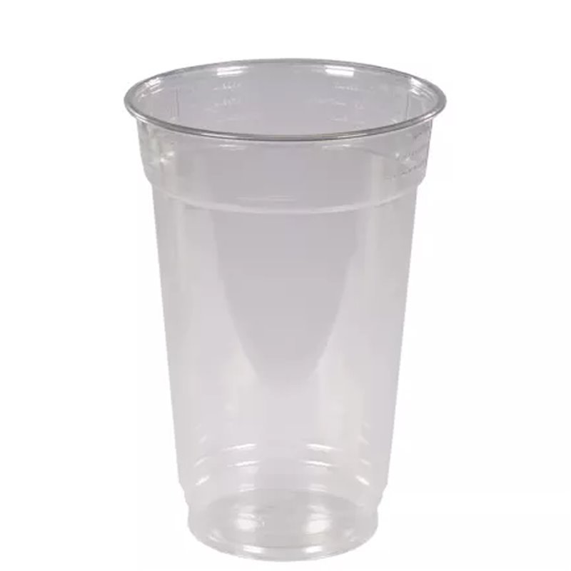 50 st Plastglas 400 ml mjuk plast - Återanvändbara 9,5 cm diameter