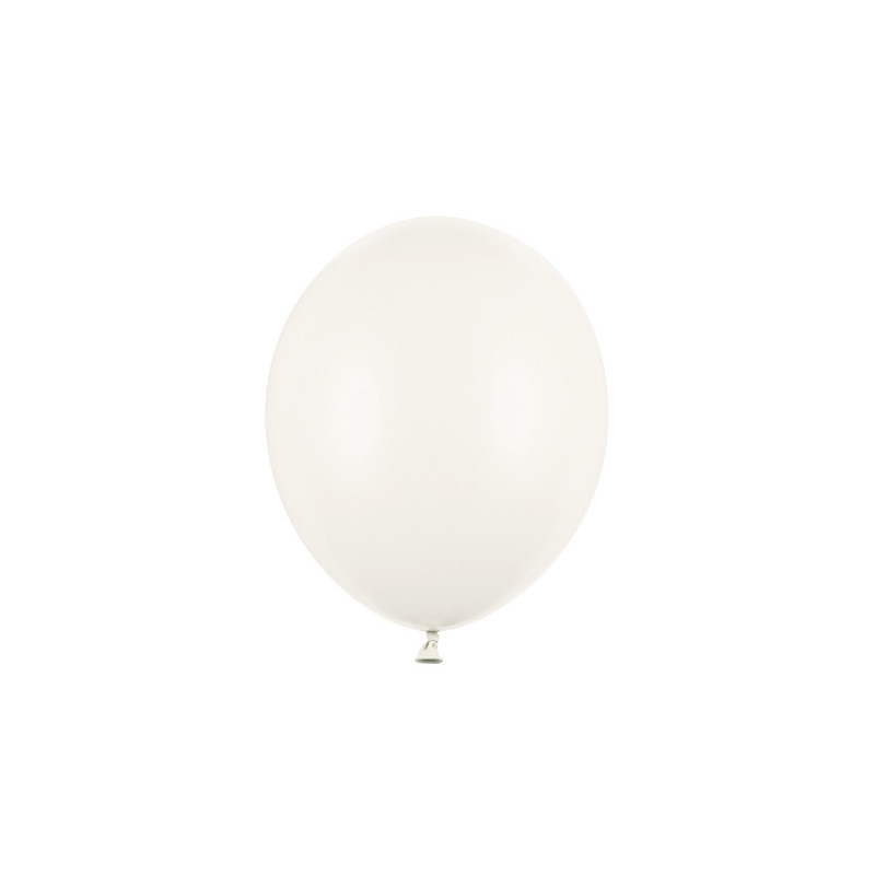 100 st. Pastell råvita ballonger standardstorlek 9" 23 cm i diameter