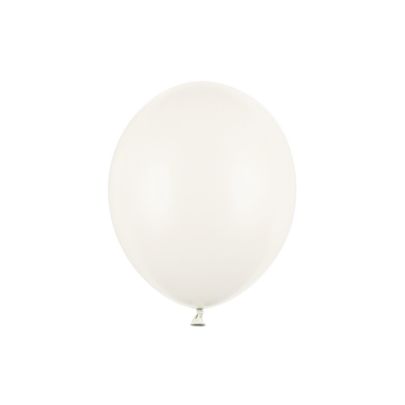 100 st. Pastell Råvit Ballonger standard str 12" 30 cm i Diameter