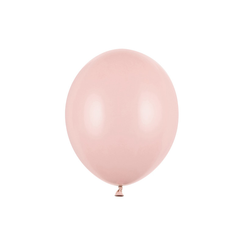 100 st. Pastell Dammig ros Ballonger standard str 12" 30 cm i Diameter