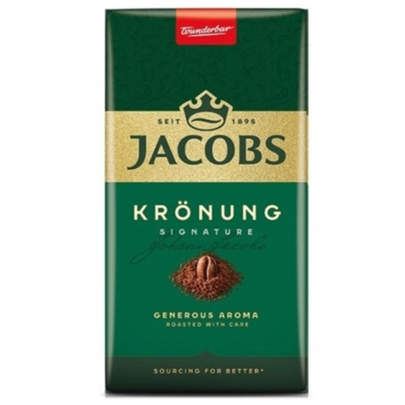 1 st. Jacobs Krönung malt kaffe 500g - fyllig smak och rik arom