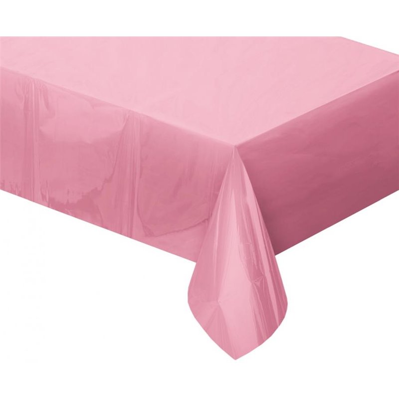 1 st. Plastduk Metallic Rosa 137 x 183 cm