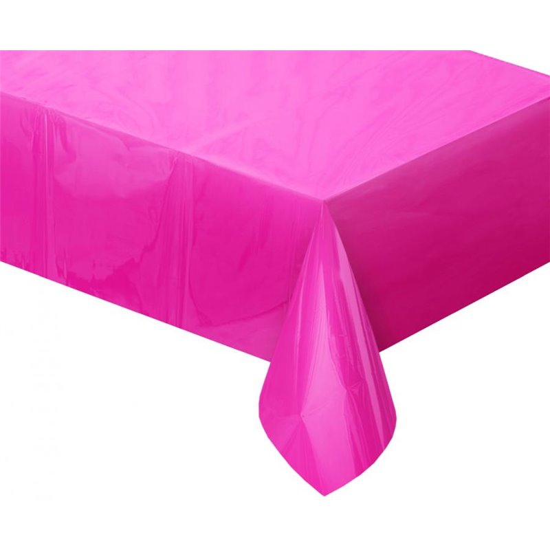 1 st. Plastduk Metallic Fuchsia 137 x 183 cm