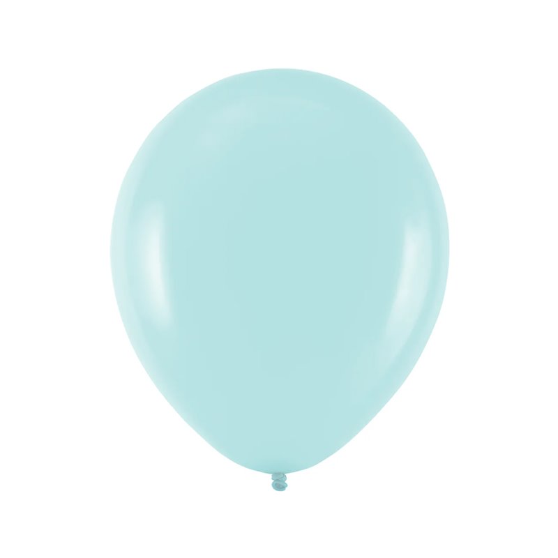 10 st Standard pastellblå ballonger - Storlek 10" ca 27 cm