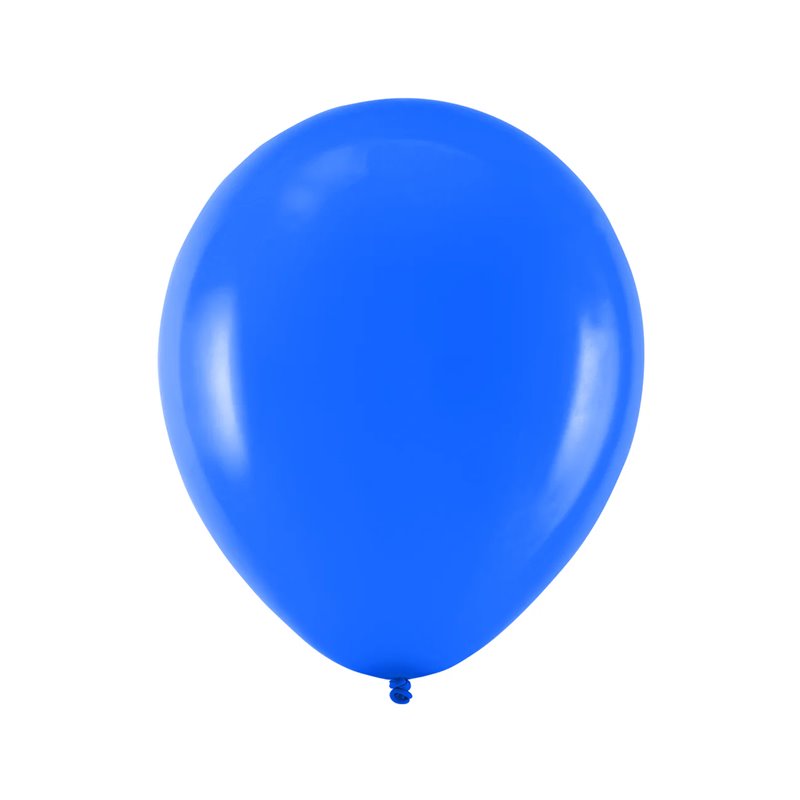 10 st Standard marinblå ballonger - Storlek 10" ca 27 cm