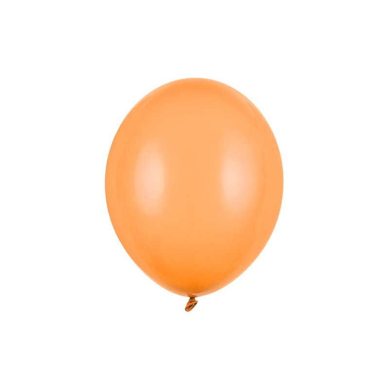 100 st Standard ljus orangea ballonger - storlek 12"