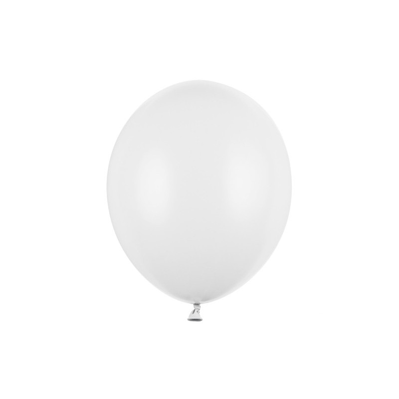 100 st Standard vita ballonger - storlek 12"