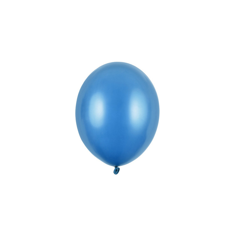 100 st Metallic caribbean blue ballonger - strl 5"