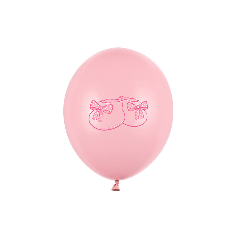 50 st. Ballonger 30cm, Bootie, Pastell Baby Rosa (1 pkt / 50 st.)