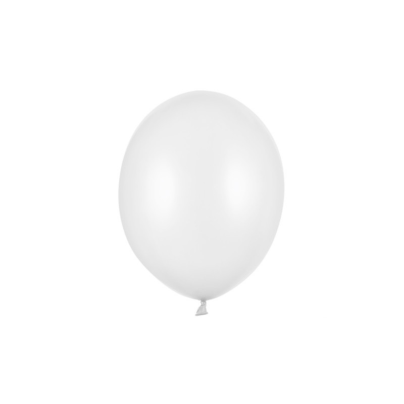 50 st Pärlvit ballonger - strl 10"