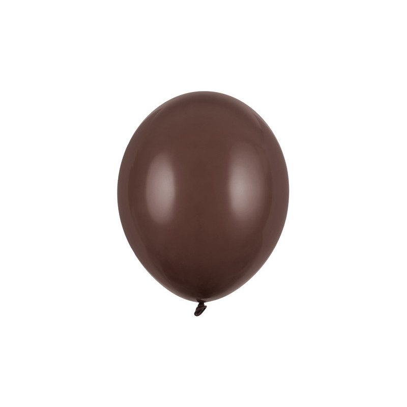 50 st Standard kakao brun ballonger - storlek 10"