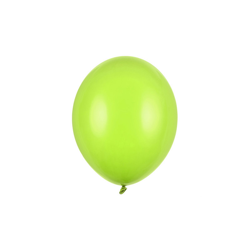 50 st Standard äppelgrön ballonger - strl 10"