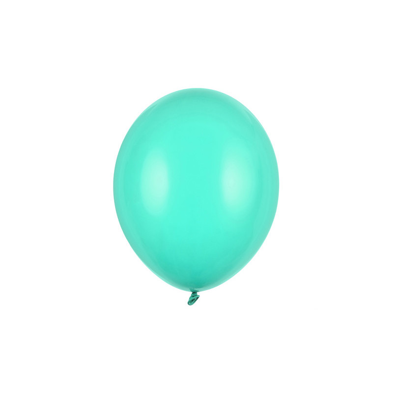 50 st Standard mintgröna ballonger - strl 10"