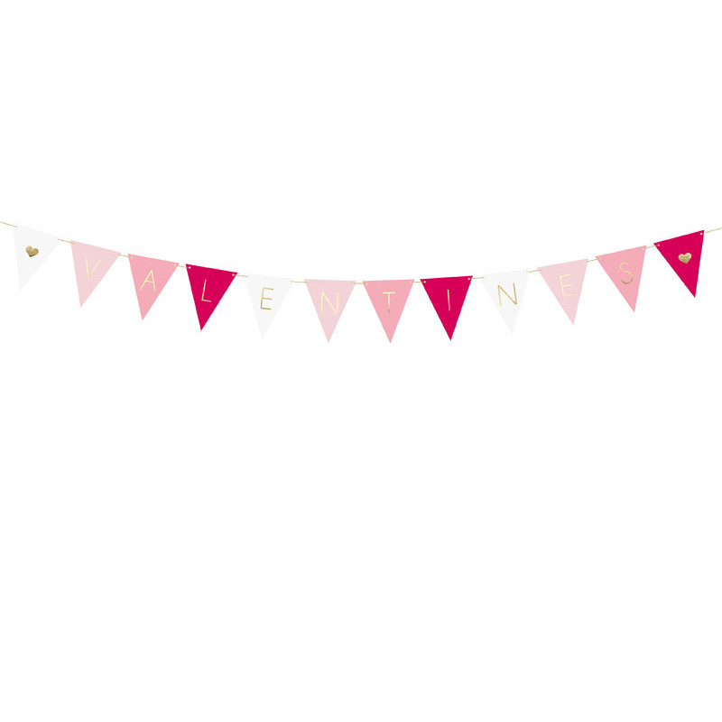 "Bunting Valentines, blandning, 2,1 m"